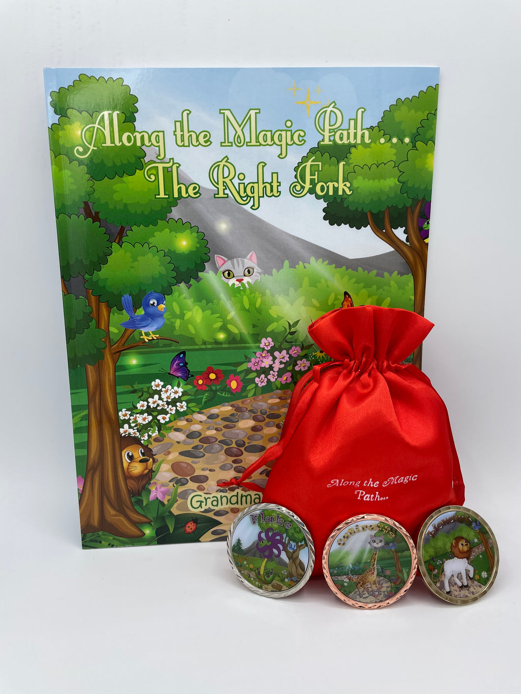 Along the Magic Path . . . the Right Fork; Paperback with Coins Bundle