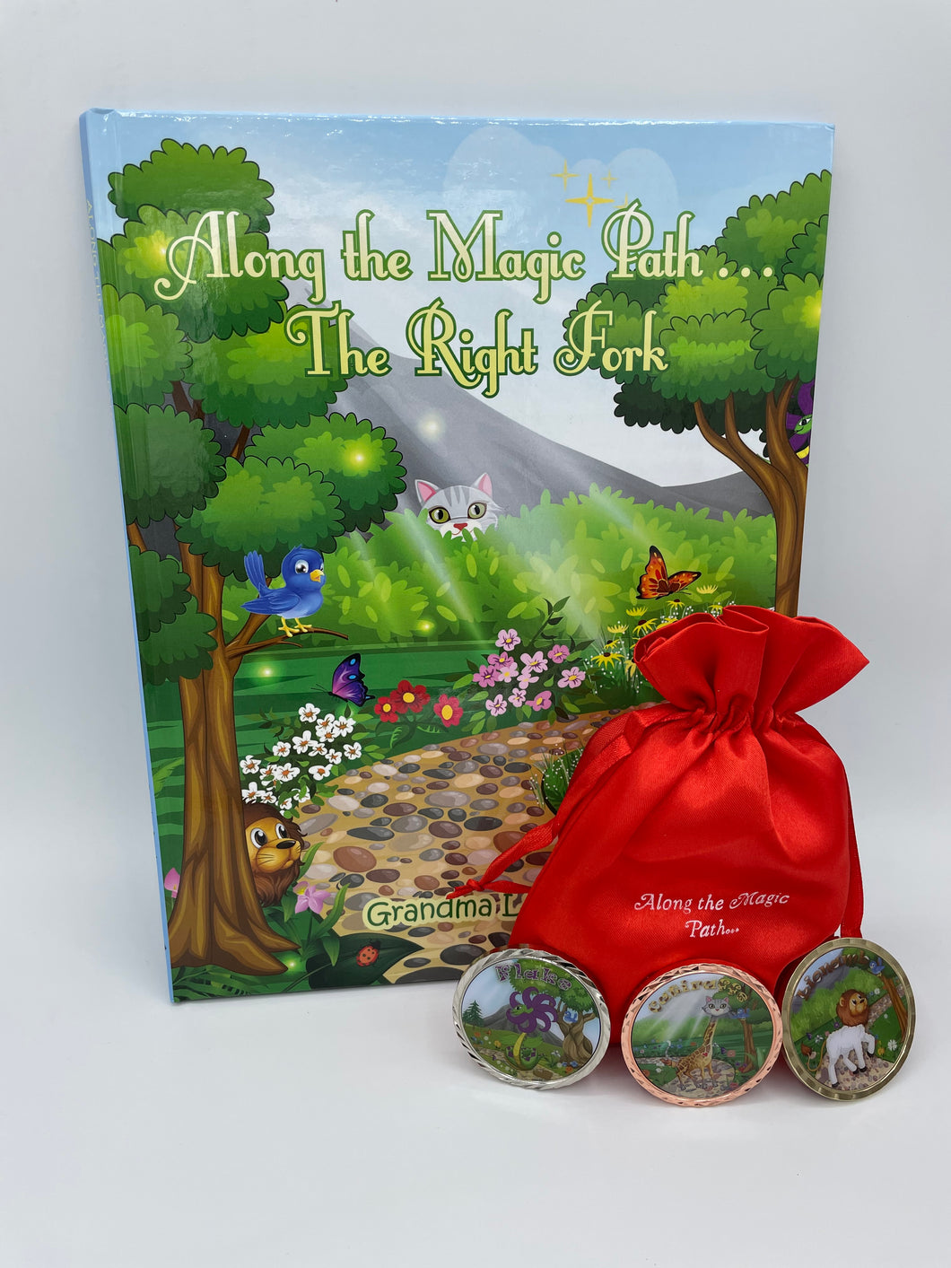 Along the Magic Path . . . the Right Fork; Hardcover with Coins Bundle